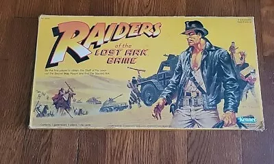 Buy Vintage 1981 Raiders Of The Lost Ark Board Game Kenner Indiana Jones Incomplete • 48.03£