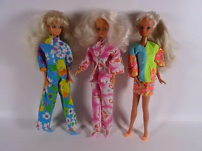 Buy Collection Lot 3 Vintage Barbie Clones Steffi Love (Simba) With Clothing (13791) • 41.13£