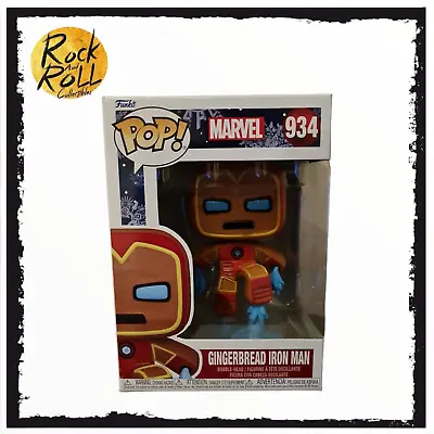 Buy Marvel - Gingerbread Iron Man Funko Pop! #934 Condition 8.5/10 • 11.99£
