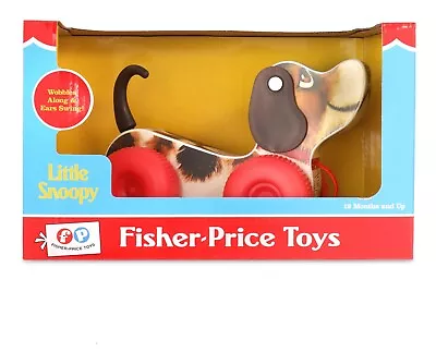 Buy Fisher Price Classic Little Snoopy Pull Along Toy Dog **BRAND NEW** • 15.99£