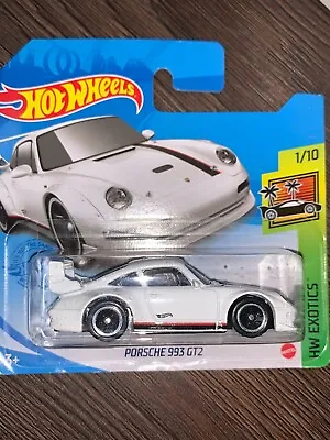 Buy Hot Wheels Porsche 993 GT2 White HW Exotics 1/10 2021 GTC03 174/250 Short Card • 14.40£