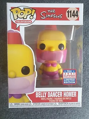 Buy Funko Pop The Simpsons Belly Dancer Homer  SHARED STICKER SDCC 2021 • 11£