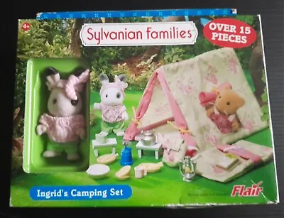Buy SYLVANIAN FAMILIES – INGRID’S CAMPING SET. REF 4868. Vintage Flair/Retired. Rare • 35£
