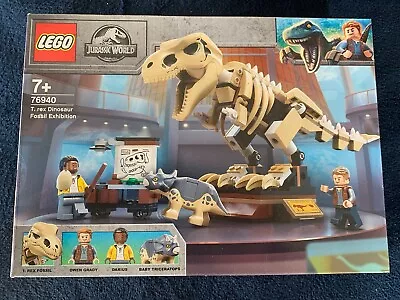 Buy LEGO 76940. Jurassic World. T-Rex Dinosaur Fossil Exhibition New Sealed Retired✅ • 29.99£