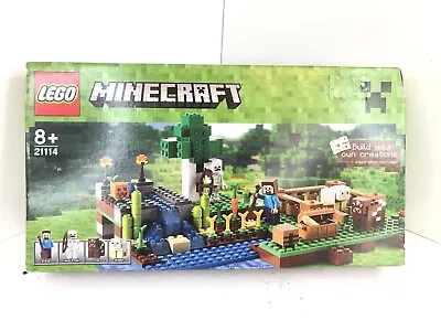 Buy LEGO 21114 Minecraft The Farm Brand New In Sealed Box Steve Skeleton Mojang Rare • 24.99£