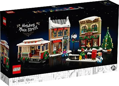 Buy Lego 10308 Holiday Main Street Winter Village Collection  Set Brand New Sealed • 125£