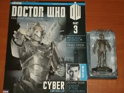 Buy CYBER CONTROLLER  Part #3 Eaglemoss BBC Doctor Who Figurine Collection 2013 10th • 14.99£