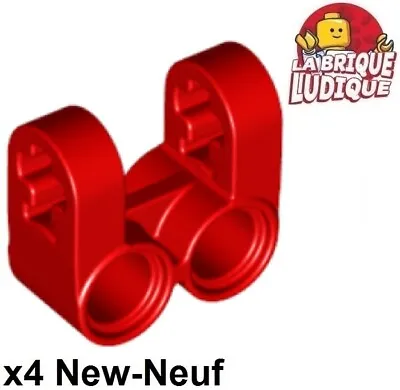 Buy LEGO Technic 4x Axle Pin Axis Double Split Connector Red/Red 41678 NEW • 1.62£