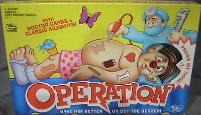 Buy 2012/2015 Operation Board Game By Hasbro COMPLETE IN GOOD CONDITION • 5.50£