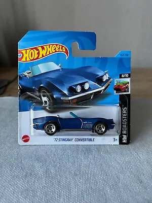Buy Hot Wheels 2023 F-Case 72 Stingray Convertible Blue HW Roadsters New/Sealed • 3£