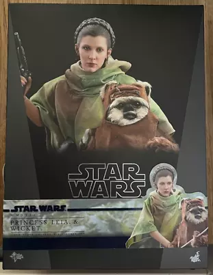 Buy Hot Toys MMS551 1/6 *Star Wars - Return Of The Jedi* Endor Leia & Wicket Set • 560£