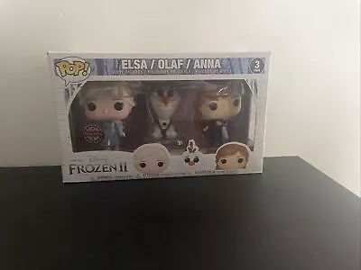 Buy New  Unopened -  Funko POP! - Frozen II - Elsa Olaf Anna 3 Pack Special Edition • 15£