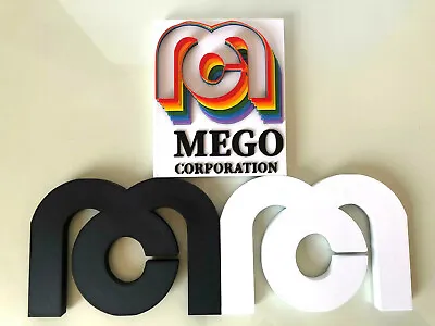 Buy Mego Corporation Logo Collectible Display Text Stand Dime Toys Dolls Super Hero • 14.49£