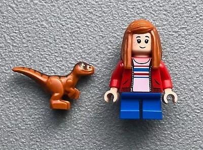Buy LEGO Jurassic World MAISIE LOCKWOOD Minifigure & BABY DINOSAUR ONLY From 75827  • 16.99£