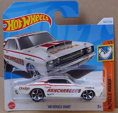 Buy Hot Wheels 2024 NEW RELEASE - '68 Dodge Dart - Ramchargers - HW Muscle Mania • 3.99£
