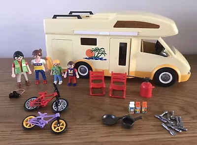Buy Playmobil 3647 Camper Van With Figures & Accessories VGC • 14.99£