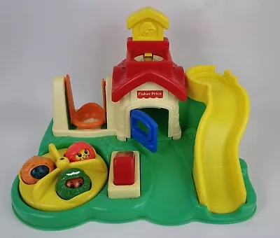 Buy Vintage Fisher Price Roll A Round Playground Playset • 29.99£
