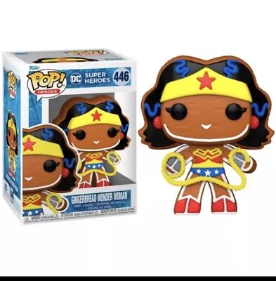 Buy Funko POP! Heroes: DC Holiday - Gingerbread Wonder Woman #446 - DC Comics • 13.99£