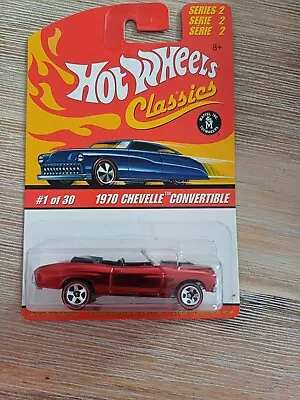 Buy Hot Wheels Classics Series 2 #1/30 - 1970 Chevelle Convertible - Spectraflame • 7.49£