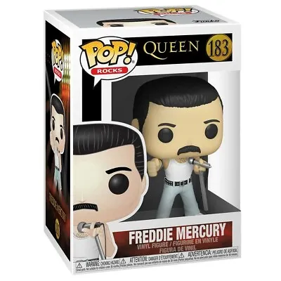 Buy Funko POP! Rocks: Queen Freddie Mercury 1985 Collectible Vinyl Figure (33735) • 13£