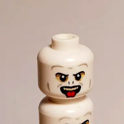 Buy LEGO Kiss Head LICKING Tongue Scary TEETH White Head Sunken Eyes VAMPIRE Zombie • 4.58£