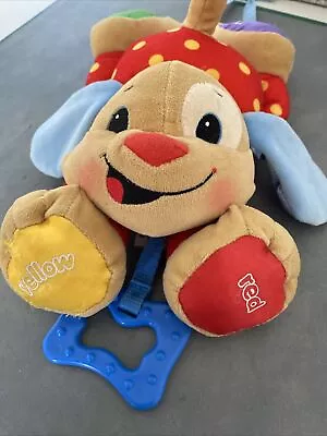 Buy Fisher Price Mattel LEARN Colors SINGING Musical PUPPY DOG Plush Toy WORKS • 5£