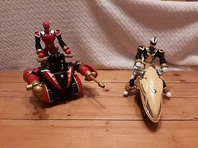 Buy Dino Thunder Quadro Super Battlized Power Rangers And Dino Chariot /Raptor Cycle • 4£