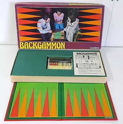 Buy Vintage Backgammon Game, 1970s Ingham Day, Boxed & Complete • 9.99£
