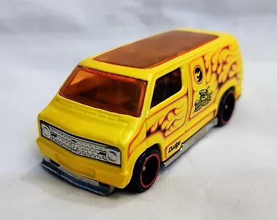 Buy Hot Wheels 77 Custom Dodge Van  Bright Yellow 2007 🚐 Vgc 🚐 • 8.95£