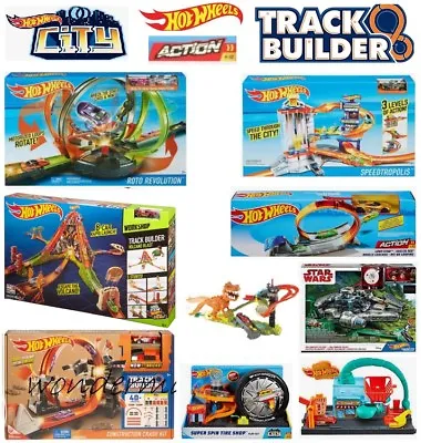 Buy Hot Wheels Track Builder/City/Cars/Haulers/Trucks/Action Track & Play Sets • 119.99£