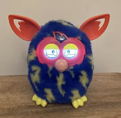 Buy Hasbro 2012 Furby Boom Blue Yellow Lightning Bolts Interactive Toy - Tested • 19.99£