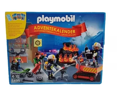 Buy Playmobil Firefighters Advent Calendar 5495 New/Sealed • 22.99£