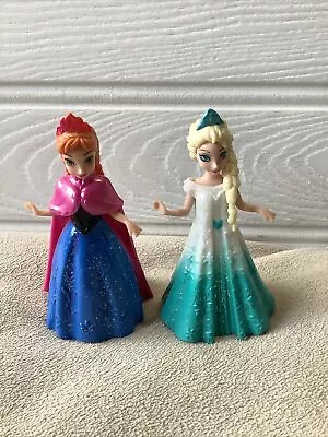Buy Disney Princess , Magiclip Dolls. Frozen, - Elsa, Anna 2 Dolls And 2 Dresses • 9.99£