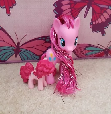 Buy My Little Pony G4 Crystal Empire Pinkie Pie & Mini Figure. Tinsel Hair. Mint.  • 6£