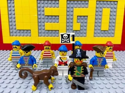 Buy LEGO 6285 Black Seas Barracuda Minifigure Set Dark Shark Captain Roger Pirate • 116.17£
