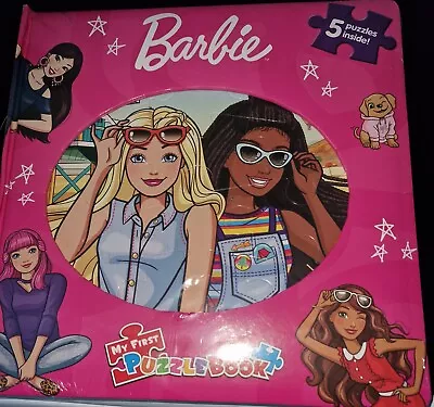 Buy Barbie 5 Puzzles Book New In Cellophane Age 3+ • 5£