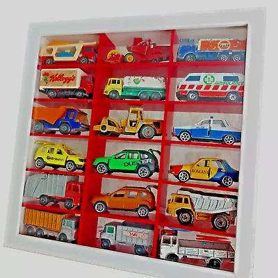 Buy Display Shelf Storage Frame Insert Sannahed Collectible Cars Matchbox Hot Wheels • 27.90£