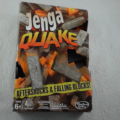 Buy JENGA QUAKE By Hasbro 'Aftershocks & Falling Rocks!' Family Fun Kids Board Game  • 9.99£
