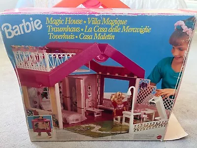 Buy Vintage Barbie Dream House Magic House 1545 Suitcase Instructions Original Box • 10£