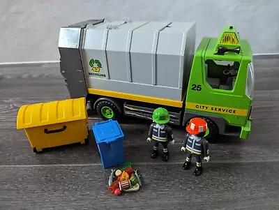 Buy Playmobil 3121 Recycling Truck Rubbish Bin Men  • 12£
