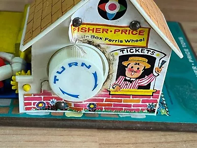 Buy Fisher-Price Little People - Musical Ferris Wheel 969 - Vintage 1966 • 7£