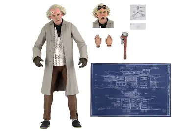 Buy Back To The Future Ultimate Dr Emmett Doc Brown Action Figure Neca - Official • 43.95£