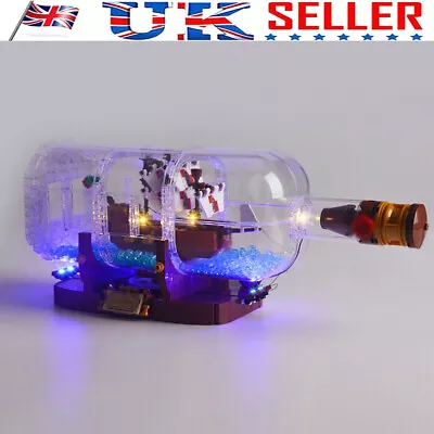 Buy LED Lighting Kit For Ship In A Bottle LEGO 21313 Bricks Light Set UK • 11.11£