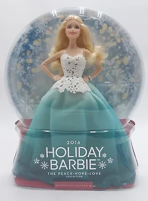 Buy 2016 Holiday Barbie Collector Doll / Peace - Love - Hope / Mattel DGX98, NrfB • 66.47£