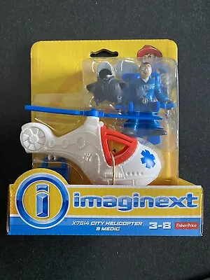 Buy Fisher Price Imaginext City Helicopter & Medic Play Set. Sealed • 9.50£