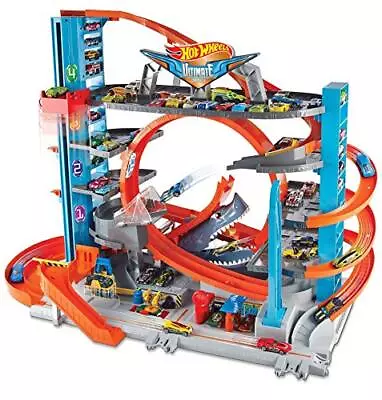 Buy Hot Wheels Ultimate Garage City Playset With Multi-Level Racetrack, 3 Foot Tall • 96.18£