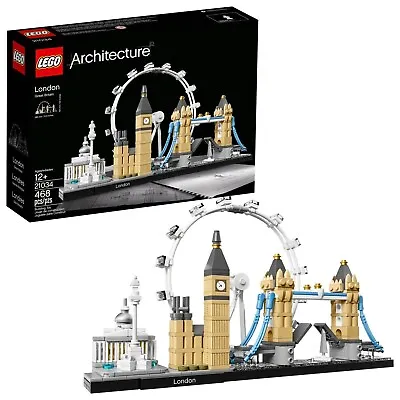 Buy LEGO 21034 Architecture London Skyline Model Building Set 🎁-NEW-🎁FREE GIFT • 34.99£