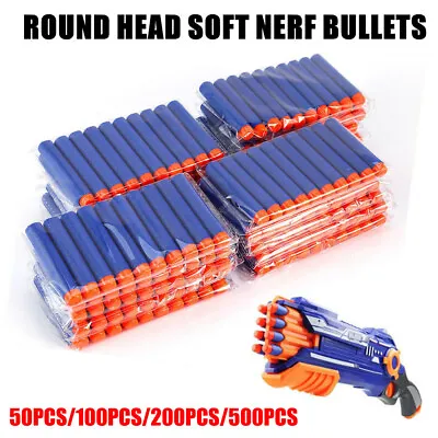 Buy Nerf Darts Nurf Gun Soft Head Bullet For Toy Gun N-Strike Elite & Most Nerf Guns • 7.89£