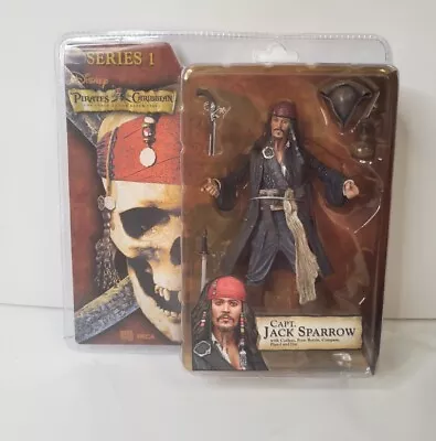 Buy Neca Pirates Of The Caribbean Series 1 Capt Jack Sparrow Figure • 45£