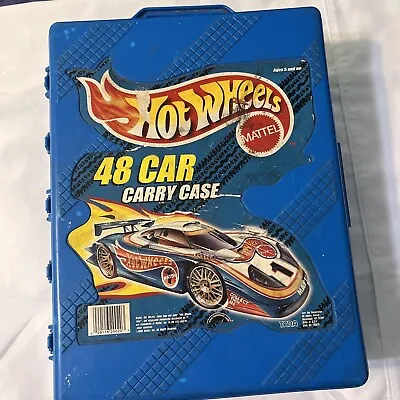 Buy 1999 Hot Wheels 48 Car Carry Case W/ 28 Cars Included • 7.05£